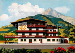 73791179 St Johann Tirol Parc Hotel Sonnenhof Illustration Kuenstlerkarte St Joh - Sonstige & Ohne Zuordnung