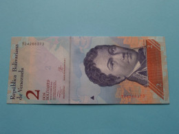 2 - Dos Bolivares 29 De Octobre De 2013 > Republica Bolivariana De Venezuela ( For Grade, Please See Photo ) ! - Venezuela