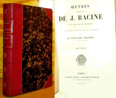 RACINE Jean - OEUVRES COMPLETES DE J. RACINE - TOME 1 - 1801-1900