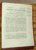 LETOURNEUR  - EMPRUNT FORCE DE L'AN IV - EXTRAIT DES REGISTRES DE DELIBERATIN DU DI - 1701-1800