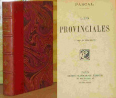 PASCAL Blaise - LES PROVINCIALES - TEXTE DE 1656-1657 - 1901-1940