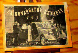 ANONYME  - LA NOVAQUATRE RENAULT 1939 - LA PUISSANCE SANS LA DEPENSE - 1901-1940