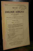 COLLECTIF - REVUE DE ZOOLOGIE AGRICOLE ET APPLIQUEE - 1961 - N° 10 - 12 - Other & Unclassified