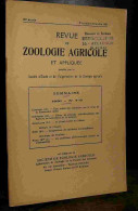 COLLECTIF - REVUE DE ZOOLOGIE AGRICOLE ET APPLIQUEE - 1961 - N° 7 - 9 - Other & Unclassified