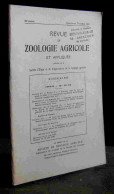 COLLECTIF - REVUE DE ZOOLOGIE AGRICOLE ET APPLIQUEE - 1960 - N° 10 - 12 - Other & Unclassified