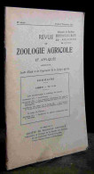 COLLECTIF - REVUE DE ZOOLOGIE AGRICOLE ET APPLIQUEE - 1959 - N° 1 - 3 - Other & Unclassified