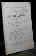 COLLECTIF - REVUE DE ZOOLOGIE AGRICOLE ET APPLIQUEE - 1959 - N°4 - 6 - Other & Unclassified