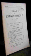 COLLECTIF - REVUE DE ZOOLOGIE AGRICOLE ET APPLIQUEE - 1956 - N°7 - 9 - Other & Unclassified