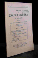 COLLECTIF - REVUE DE ZOOLOGIE AGRICOLE ET APPLIQUEE - 1957 - N°1 - 3 - Other & Unclassified