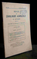 COLLECTIF - REVUE DE ZOOLOGIE AGRICOLE ET APPLIQUEE - 1957 - N°7 - 9 - Other & Unclassified