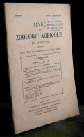 COLLECTIF - REVUE DE ZOOLOGIE AGRICOLE ET APPLIQUEE - 1956 - N°1 - 3 - Other & Unclassified
