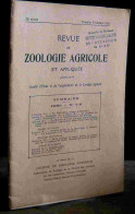 COLLECTIF - REVUE DE ZOOLOGIE AGRICOLE ET APPLIQUEE - 1953 - N° 1 - 3 - Other & Unclassified