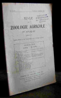 COLLECTIF - REVUE DE ZOOLOGIE AGRICOLE ET APPLIQUEE - 1952 - N° 7 - 9 - Other & Unclassified