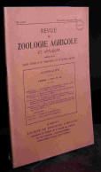 COLLECTIF - REVUE DE ZOOLOGIE AGRICOLE ET APPLIQUEE - 1968 - N° 7 - 9 - Andere & Zonder Classificatie