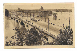 CPA - TOULOUSE - Vue Plongeante Sur Le Pont Neuf Et L'Hôtel Dieu - - Toulouse