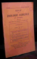 COLLECTIF - REVUE DE ZOOLOGIE AGRICOLE ET APPLIQUEE - 1968 - N° 4 - 6 - Andere & Zonder Classificatie