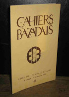 COLLECTIF - LES CAHIERS DU BAZADAIS - 4EME TRIMESTRE 1978 - NUMERO 43 - Otros & Sin Clasificación