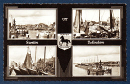 Groeten Uit Volendam. Multivues ( 4 Vues Et Blason Wapen Volendam) - Volendam