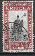 ERITREA - 1930 - LANCIERE - C. 35 - USATO (YVERT 149 - MICHEL 155 - SS 160) - Erythrée