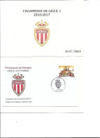 Monaco- FDC- 2017- Champions De Ligue 1 2016-2017 - FDC