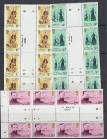 Tristan Da Cunha 1981 Rev. Dodgson's Arrival 3v Strip Of 4 Gutter ** Mnh (TDC184) - Tristan Da Cunha