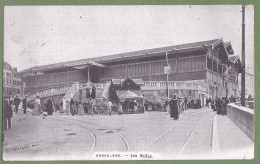 CPA  - CHARENTE - ANGOULEME - LES HALLES - Animation - Angouleme