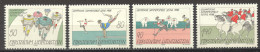 Liechtenstein, 1988, Olympic Summer Games Seoul, Sports, Cycling, Gymnastics, Running, Horse Riding, MNH, Michel 947-950 - Unused Stamps