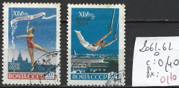 RUSSIE 2061-62 Oblitérés Côte 0.40 € - Usados