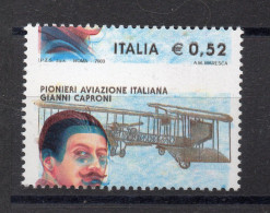 REPUBBLICA  2003 , CAPRONI Varietà Con Stampa Molto Spostata E Doppia Del N. 2704  *** (EB) - Errors And Curiosities