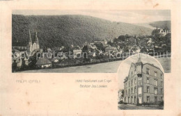 73790934 Pruem Eifel Gesamtansicht U. Hotel-Rest. Zum Engel Pruem Eifel - Altri & Non Classificati