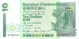 Hong Kong P-284a 10 Dollars 1993 UNC - Hong Kong