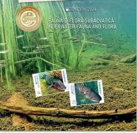 ROMANIA 2024 - Europa CEPT - Underwater Fauna & Flora  Philatelic Folder With Imperforated Souvenir Sheet MNH - 2024