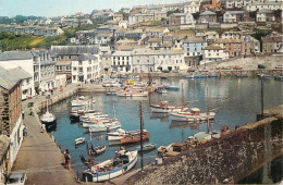 Navigation Sailing Vessels & Boats Themed Postcard Cornwall Mevagissey Harbour - Sailing Vessels