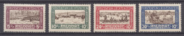 Liechtenstein, 1928, Flood Aid For The Rhine Area, MLH, Michel 78-81 - Neufs