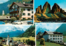 73790823 Sexten Sesto Suedtirol IT Hotel Bergsteiger Ortsansicht Mit Kirche Dolo - Sonstige & Ohne Zuordnung