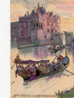 Menu 1913 En L'honneur De Mr JACK MAY - Illustration Le Château De CHENONCEAUX & DIANE De POITIERS à Chenonceaux - Menu