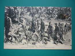 NOUVELLES HEBRIDES  CAMPAGNE DU KERSAINT TRIBU DE TANNA  ALLANT AU PILOU PILOU ECRITE - Vanuatu