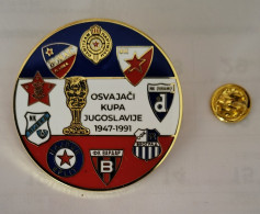 CROATIA - FOOTBALL CUP CHAMPIONS OF JUGOSLAVIA - 1947.-1991. - Calcio