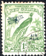 NUOVA GUINEA, NEW GUINEA, FAUNA, UCCELLI, BIRDS, 1931, USATI Scott:PG-NG C15 Yt:PG-NG PA15 - Papúa Nueva Guinea
