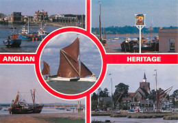 Navigation Sailing Vessels & Boats Themed Postcard Anglian Heritage - Segelboote