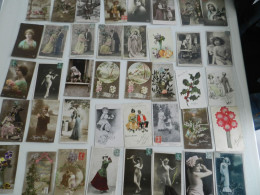 Lot De  40  Cartes Fantaisies  Divers - Sonstige & Ohne Zuordnung