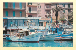 Navigation Sailing Vessels & Boats Themed Postcard Anzio Un Angolo Del Porto - Sailing Vessels