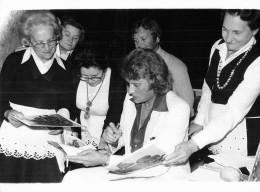 JOHNNY HALLYDAY 1978   AU CLOS VOUGEOT A BEAUNE OU ETAIT AUSSI GAINSBOURG - LAMA -BIRKIN  PHOTO DE PRESSE  24X18CM - Personalidades Famosas