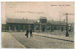 CPA  Charleroi Gare De L'Ouest Train Rail Stration Chemin De Fer Communication - Charleroi