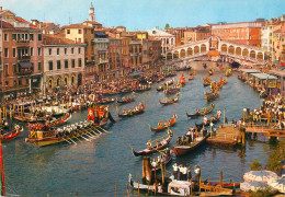 Navigation Sailing Vessels & Boats Themed Postcard Venice Canal Grande Regata Storica Gondola - Segelboote