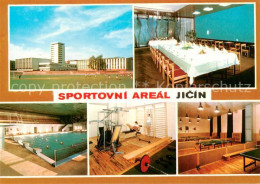 73790454 Jicin CZ Sportovni Areal Sportzentrum Hallenbad Fitnessstudio Tischtenn - Tsjechië