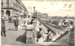 CPA Carte Postale Algérie   Alger Boulevard De La République 1915 VM80118ok - Algiers