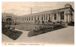 Epinal -  La Bibliothèque Et La Maison Romaine - Epinal