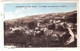 CPA Carte Postale / 69 Rhône, St Ou Saint-Romain-en-Gier / Coll. Dorel / Le Village, Son Arrivée Et Ses Hameaux. - Andere & Zonder Classificatie
