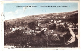 CPA Carte Postale / 69 Rhône, St Ou Saint-Romain-en-Gier / Coll. Dorel / Le Village, Son Arrivée Et Ses Hameaux. - Autres & Non Classés